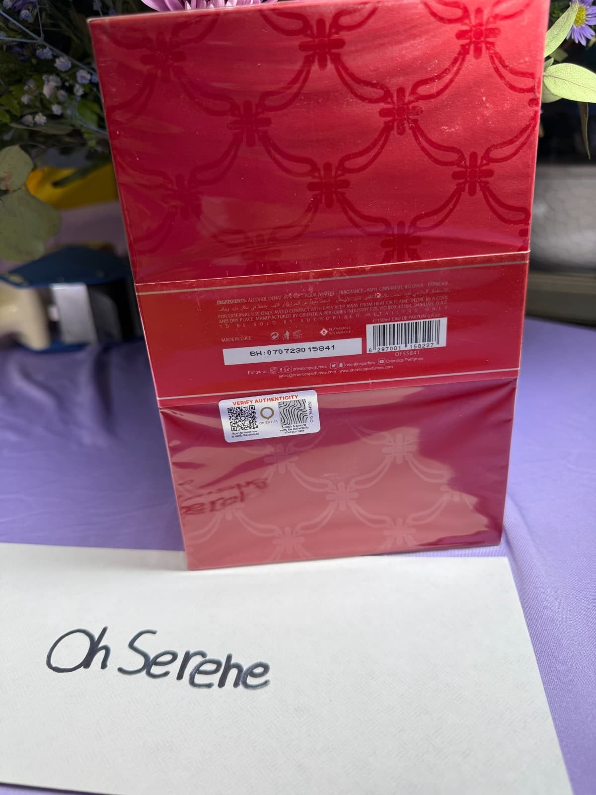 Orientica Amber Rouge Unisex 5.0 oz Eau de Parfum Spray NEW AUTHENTIC - Thumbnail 2