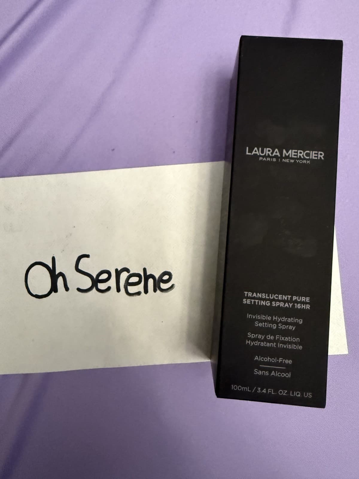 Laura Mercier Translucent Pure Setting Spray 16HR ~ 3.4 oz - Image 1