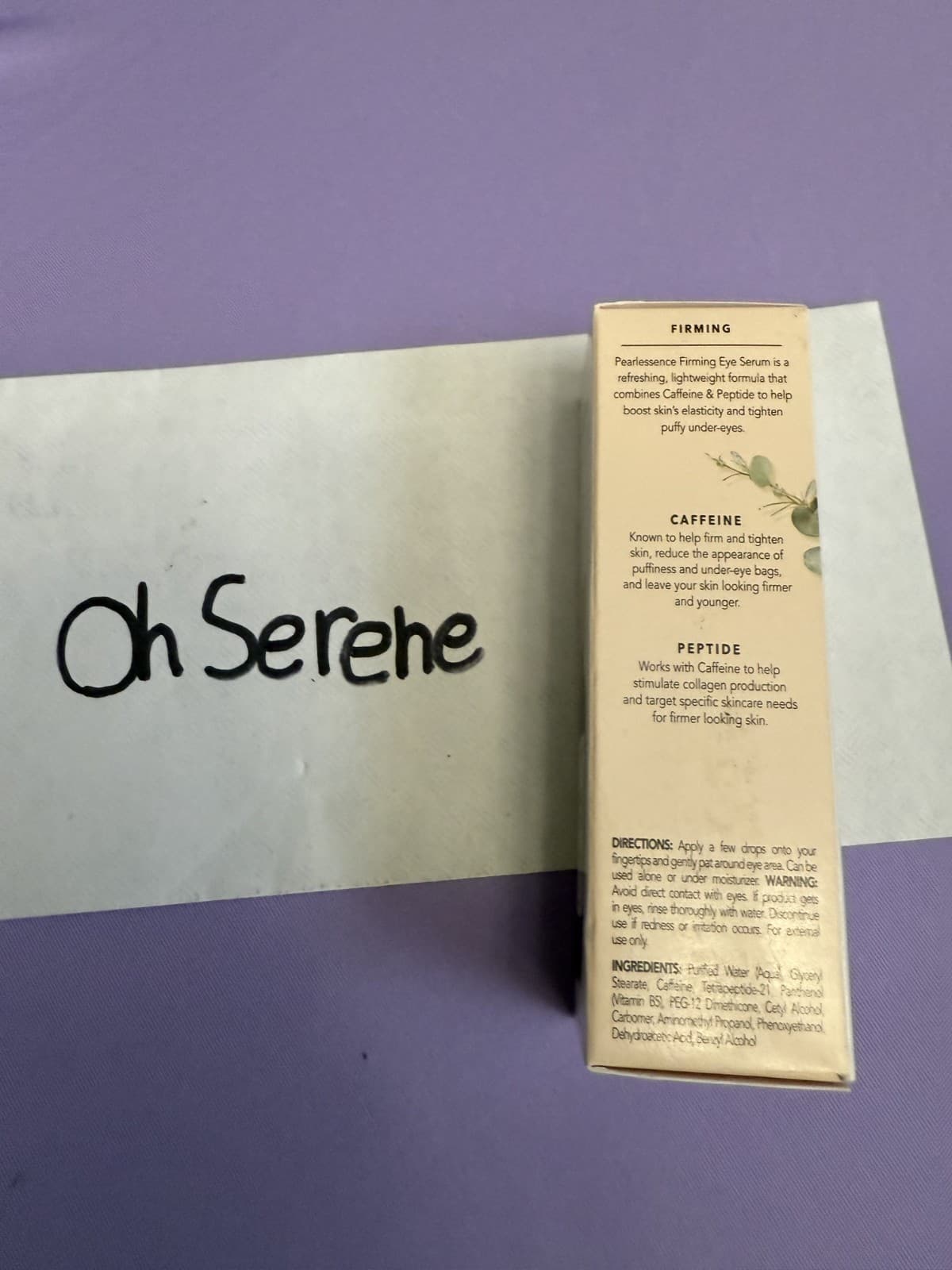 Pearlessence Firming Eye Serum Caffeine+peptides - Thumbnail 2
