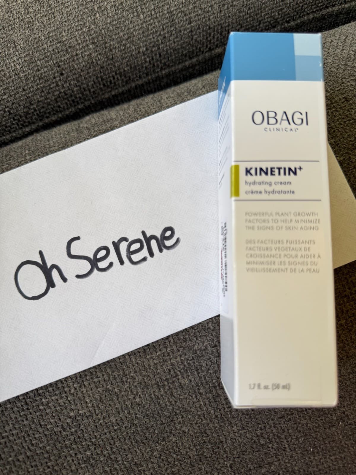 Obagi Clinical Kinetin+ Hydrating Cream 1.7 fl oz 50 mL NEW NIB Sealed - Image 1