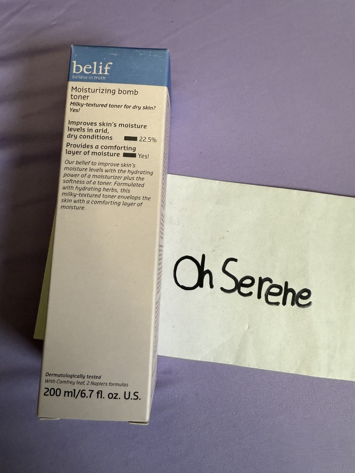 belif Aqua Bomb Hydrating Toner, 6.75 fl oz, NEW - Image 1