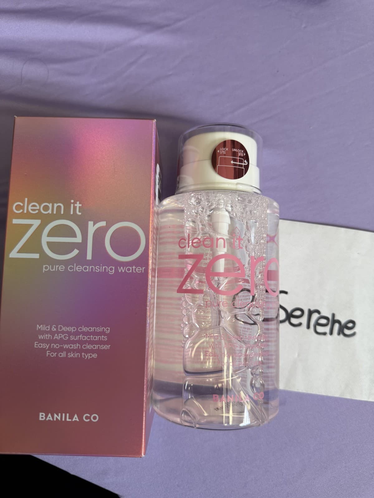 Clean it Zero pure cleansing water - Image 1