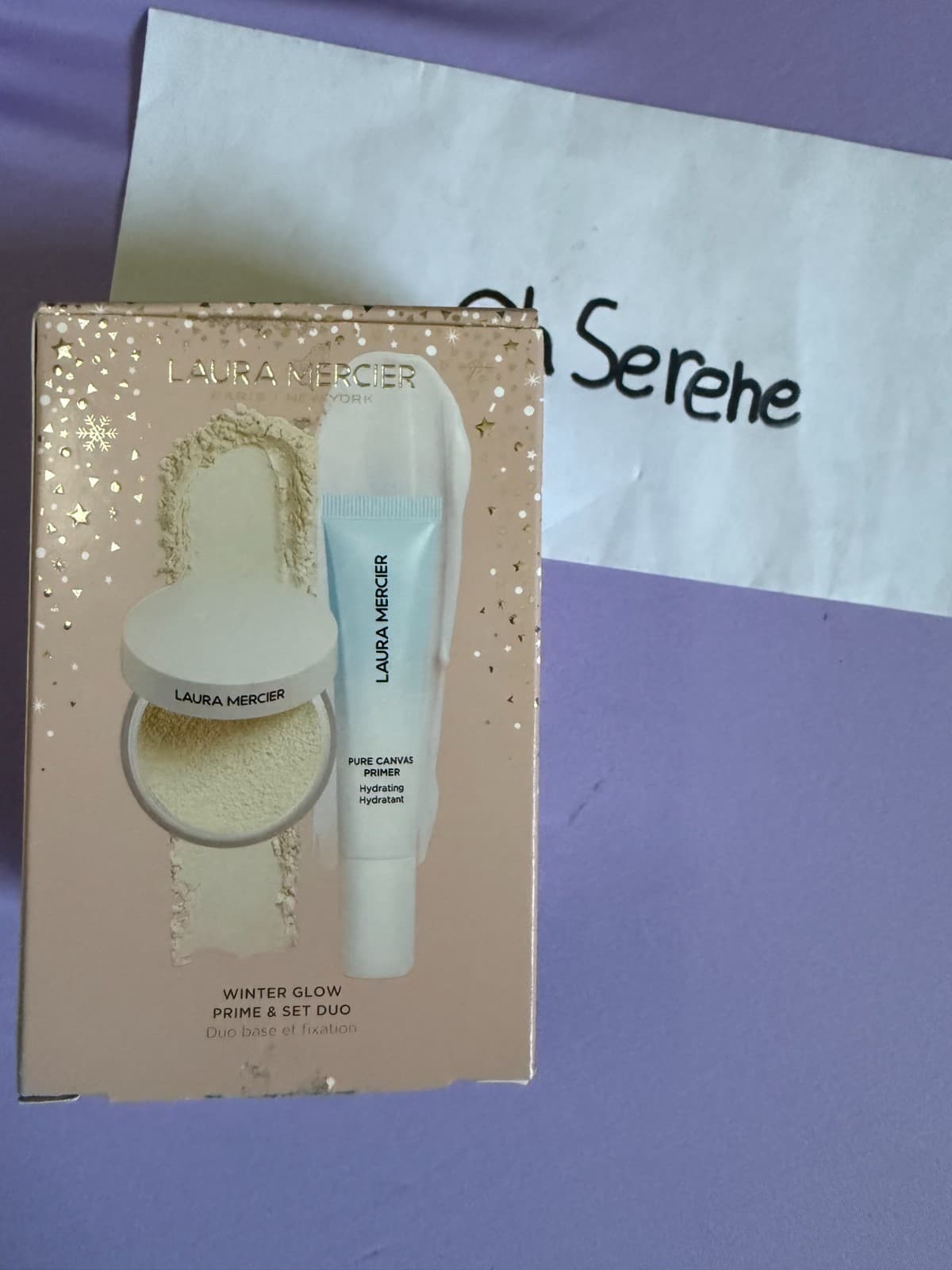 Laura Mercier winter glow prime & set duo - Image 1