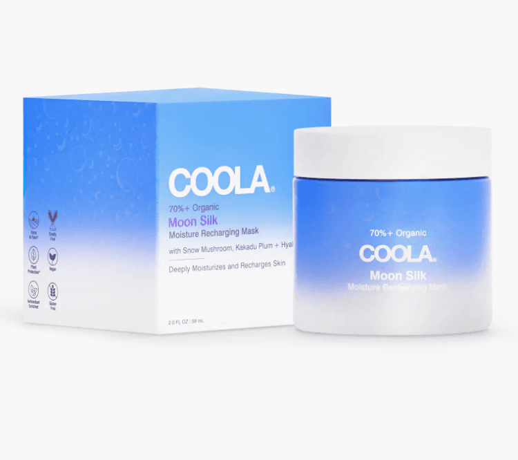 COOLA Organic Moon Silk Moisture Recharging Face Mask 2oz Vegan Facial Skin Care - Image 1