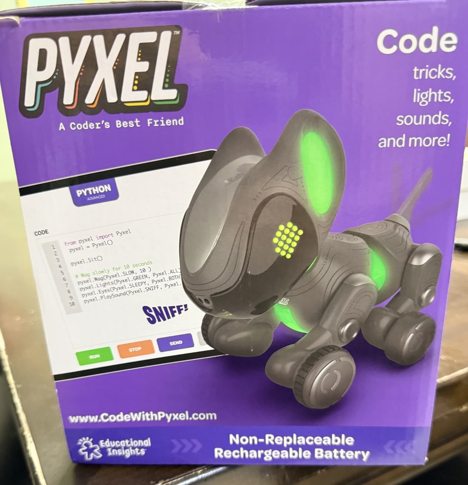 Educational Insights PYXEL A Coder’s Best Friend - Coding Robots for Kids - Thumbnail 4