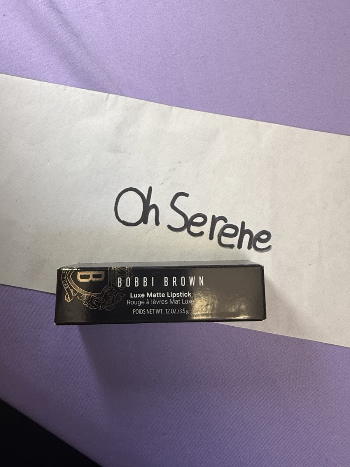 Bobbi Brown luxe matte lipstick in Power play 528 - Image 1