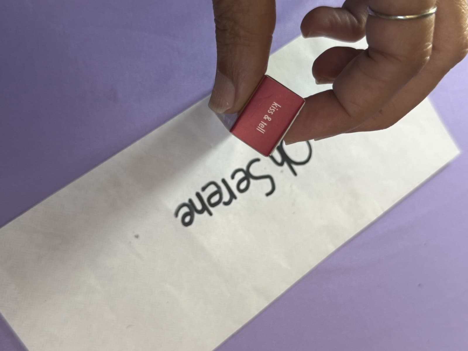 Stila stay all day matte lip color in kiss & tell - Thumbnail 3