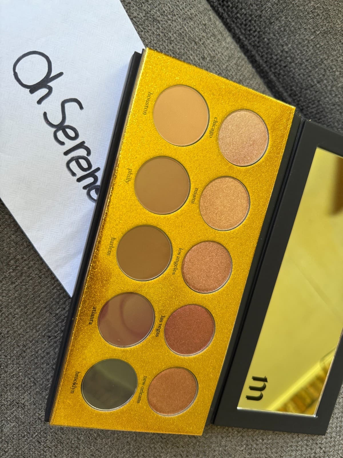 Mented Cosmetics Everynight Eyeshadow Palette Nude and Dark Eyeshadows - Thumbnail 2