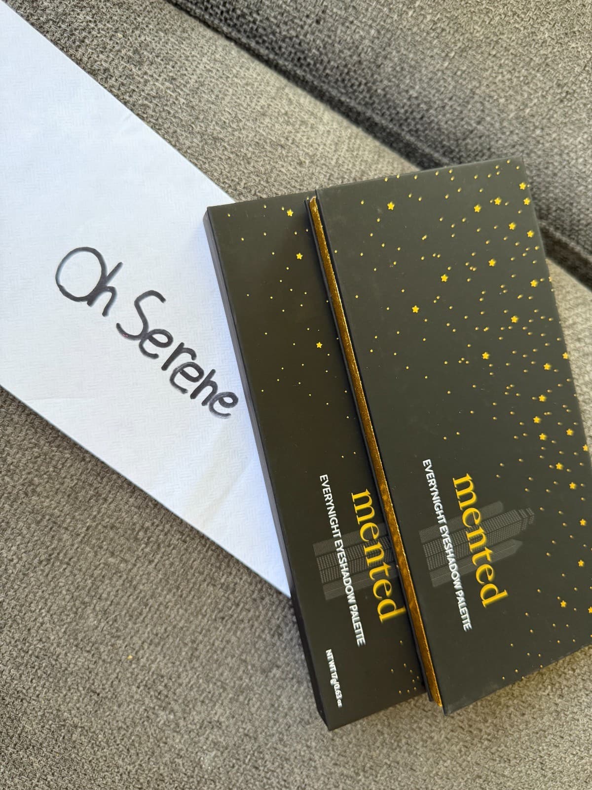Mented Cosmetics Everynight Eyeshadow Palette Nude and Dark Eyeshadows - Image 1