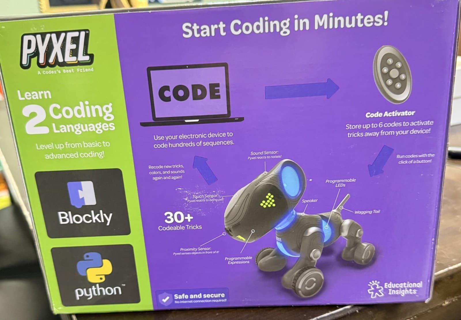 Educational Insights PYXEL A Coder’s Best Friend - Coding Robots for Kids - Thumbnail 3