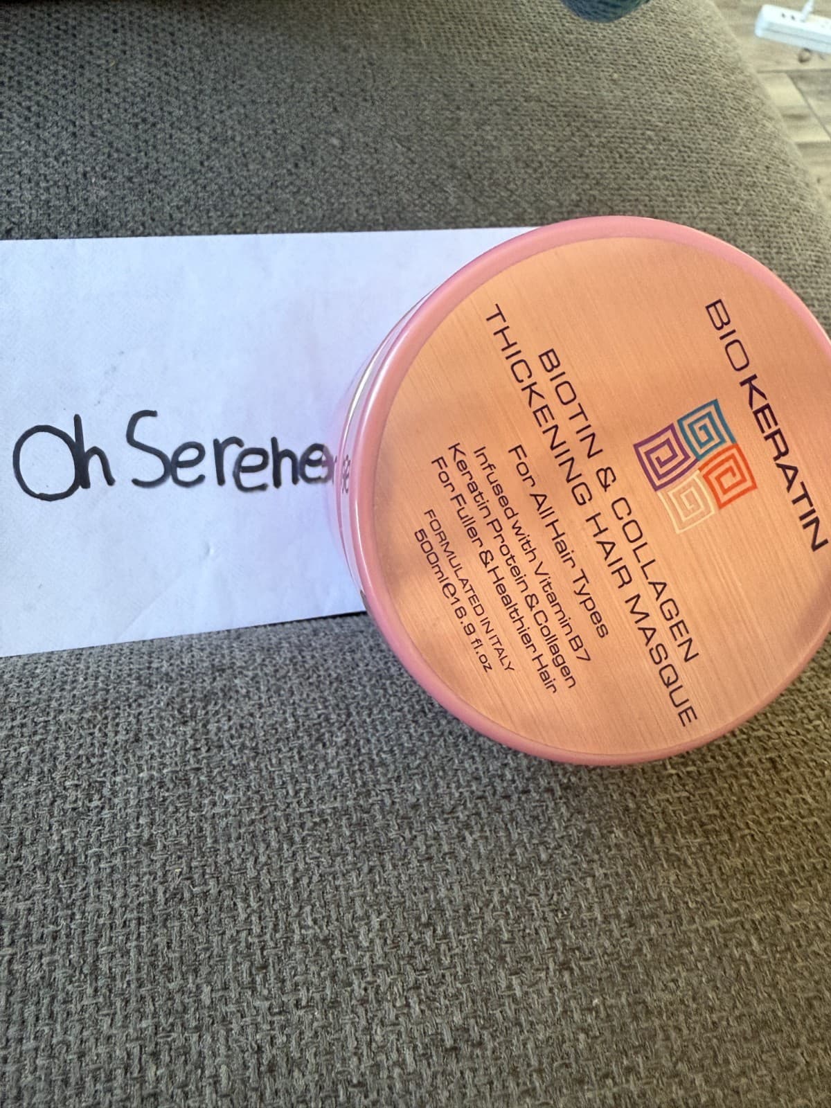 Bio Keratin biotin & collagen thickiening hair masque - Image 1