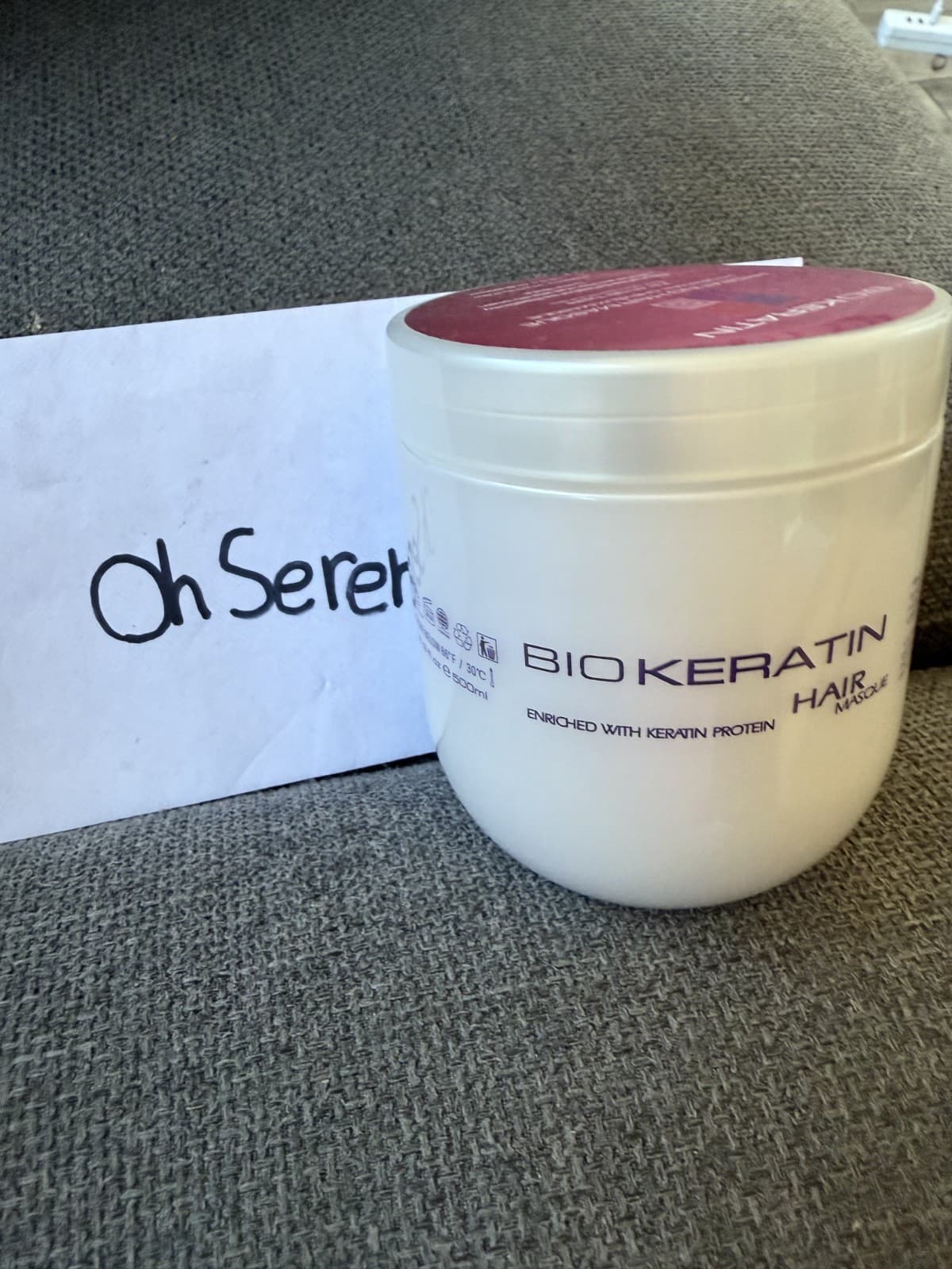 Bio Keratin Hydrating Hair Masque for all hair types 16.9 Fl.oz -500ml - Thumbnail 3