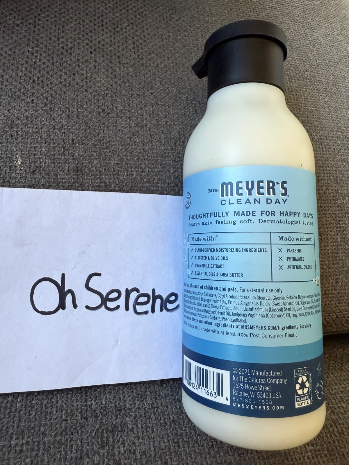 Mrs. Meyers clean day aromatherapeutic body lotion 16 fl oz new - Thumbnail 2