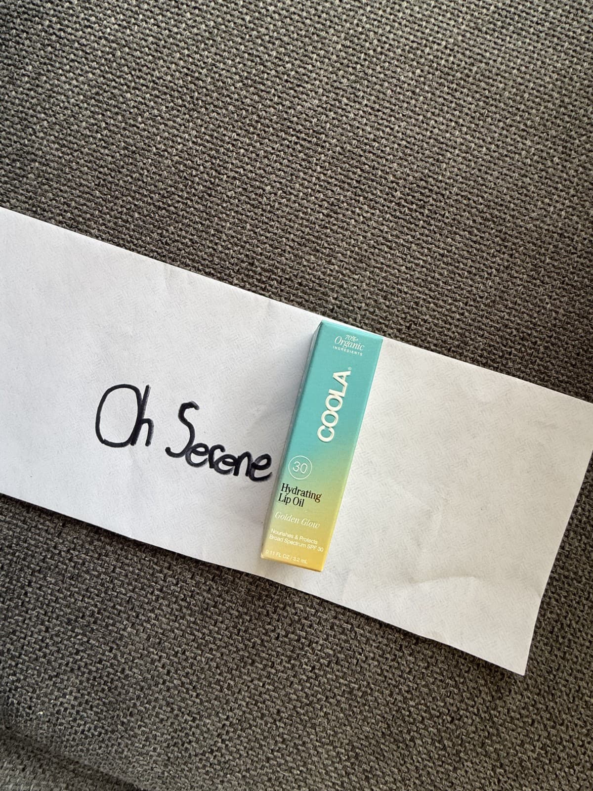 coola hydrating lip oil spf 30 in golden glow