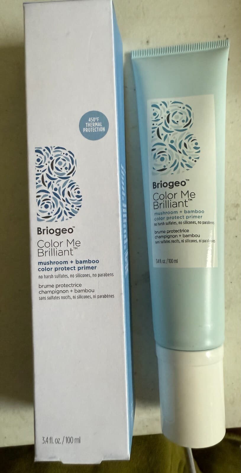 NEW Briogeo Color Me Brilliant Mushroom Bamboo Color Protect Primer 3.4Oz - Thumbnail 5