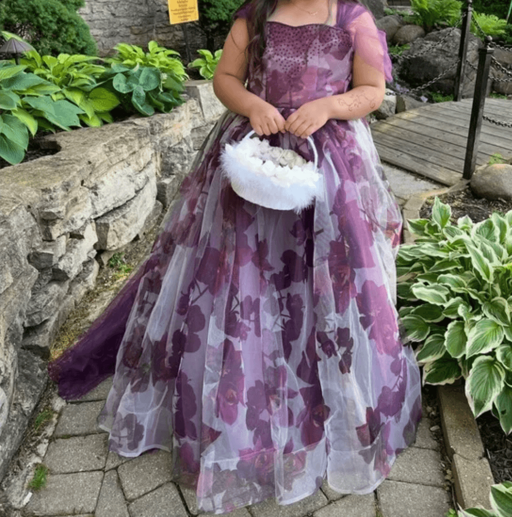 Custom made Flower girl dress