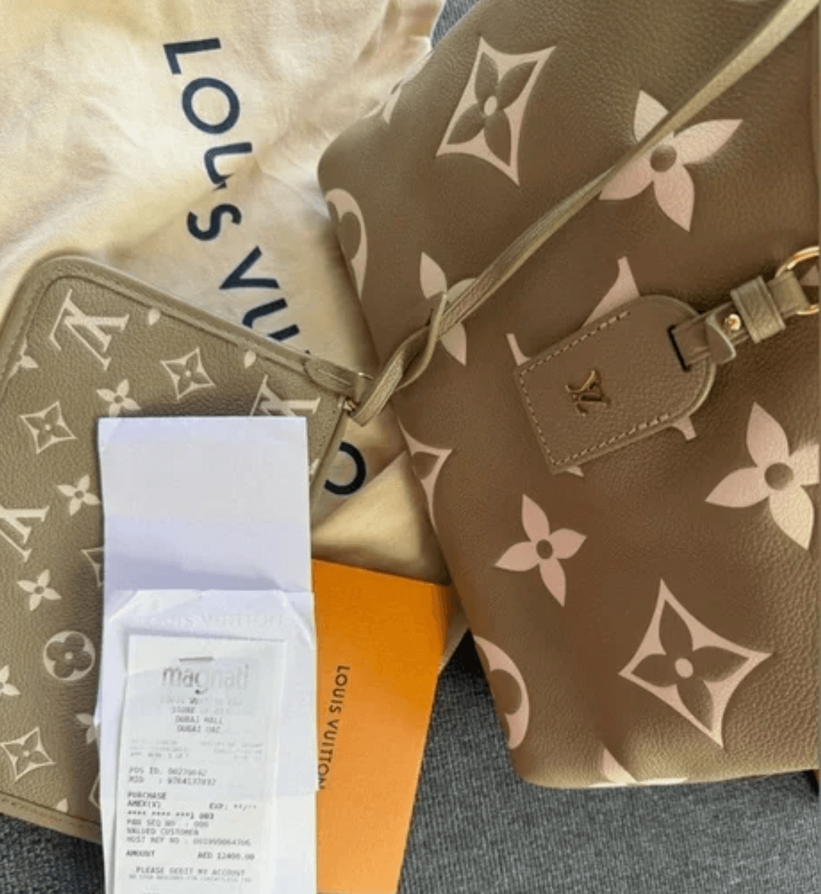 Louis Vuitton carryAll Pm empriente FULL SET - Thumbnail 4