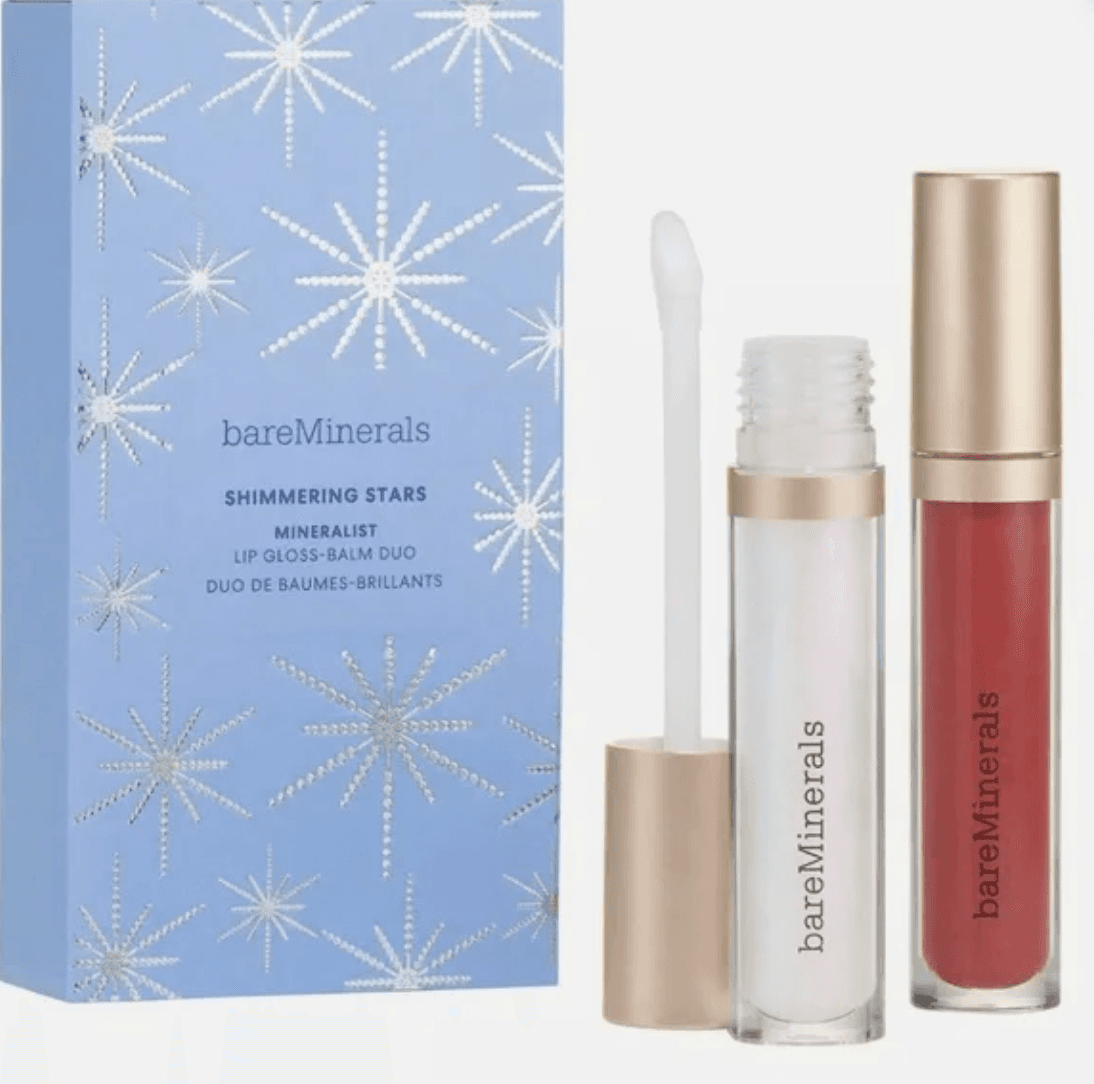 Bareminerals Shimmering Stars Mineralist Lip Gloss-Balm Duo. Lip Gloss