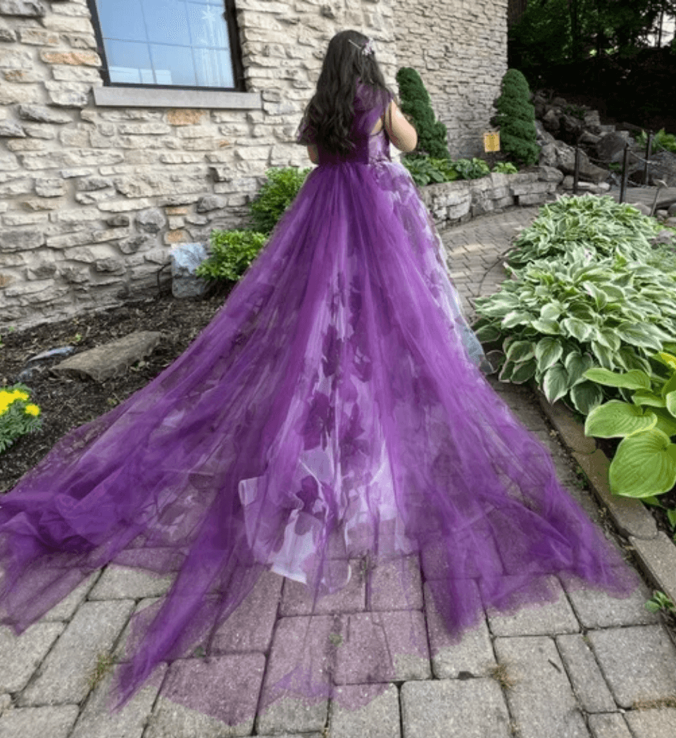 Custom made Flower girl dress - Thumbnail 2