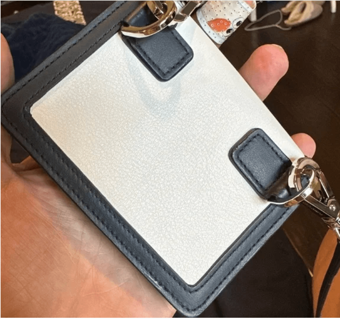 Dolce Gabbana Two-tone elba calfskin wallet with strap and heat-stamped logo - Thumbnail 2