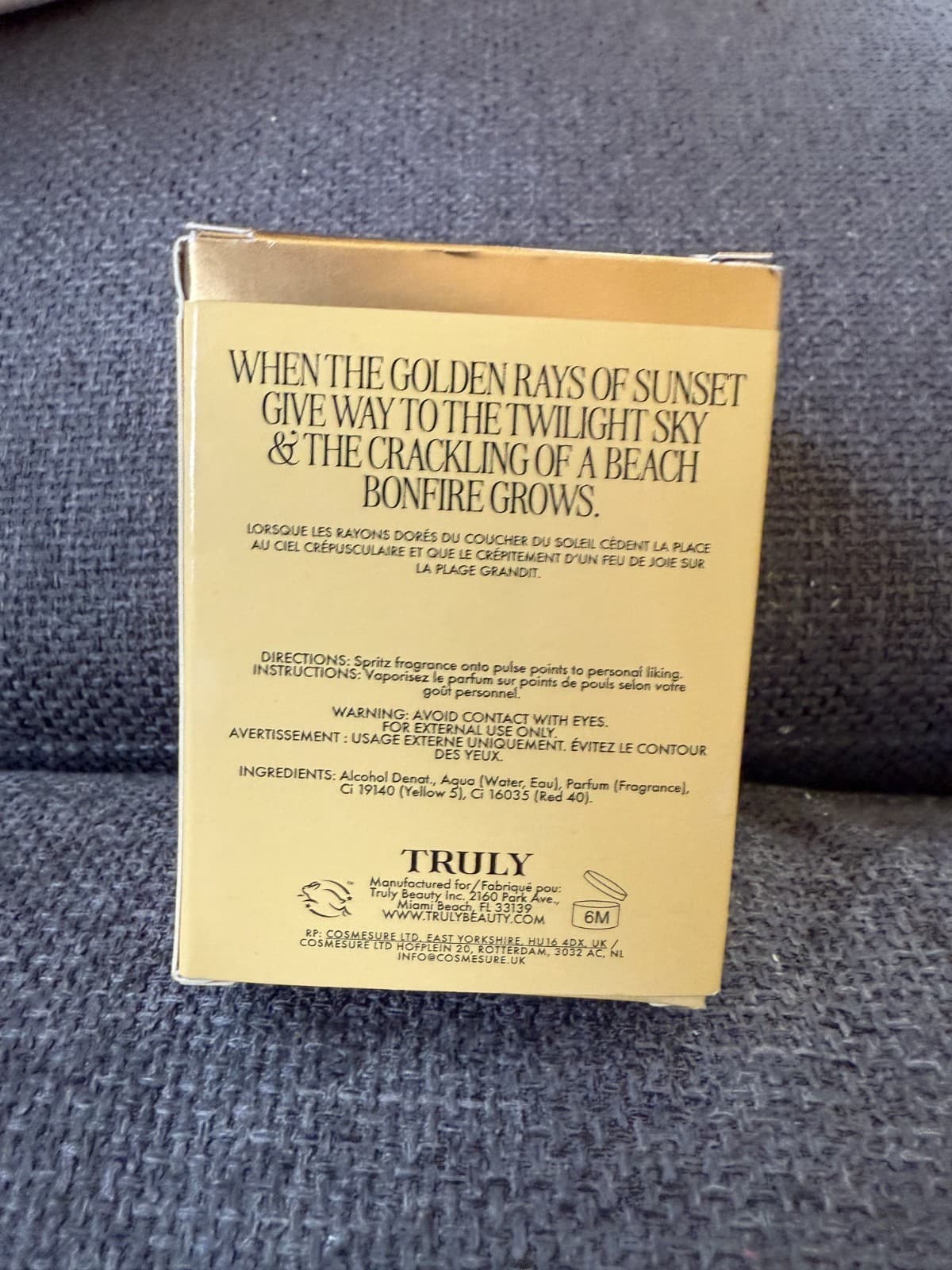 TRULY Golden Glaze Eau de Parfum 1.7floz/50ml NEW IN BOX - Thumbnail 4