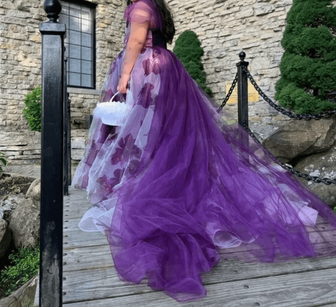 Custom made Flower girl dress - Thumbnail 4
