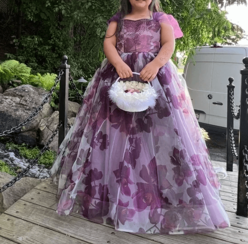Custom made Flower girl dress - Thumbnail 3