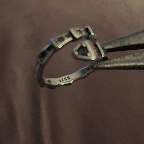 The Multi-Colored Serpent Ring in 925 silver - Thumbnail 4