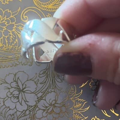 The Woven Beauty Ring in 925 - Thumbnail 3