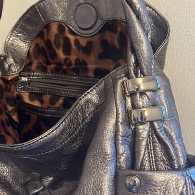 B MAKOWSKY Silver Slouch Shoulder Bag - Thumbnail 11