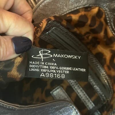 B MAKOWSKY Silver Slouch Shoulder Bag - Thumbnail 8