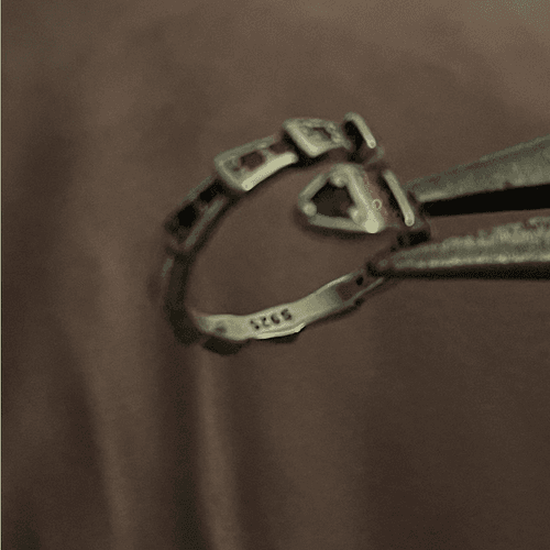 The Multi-Colored Serpent Ring in 925 silver - Thumbnail 3