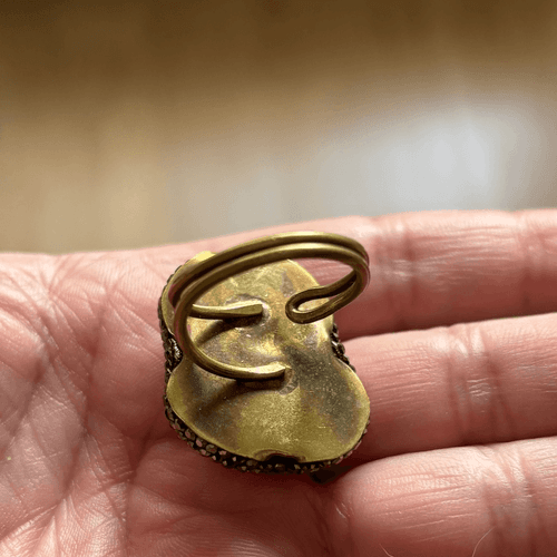 Vintage Statement Pearl Baroque Cocktail ring. - Thumbnail 6