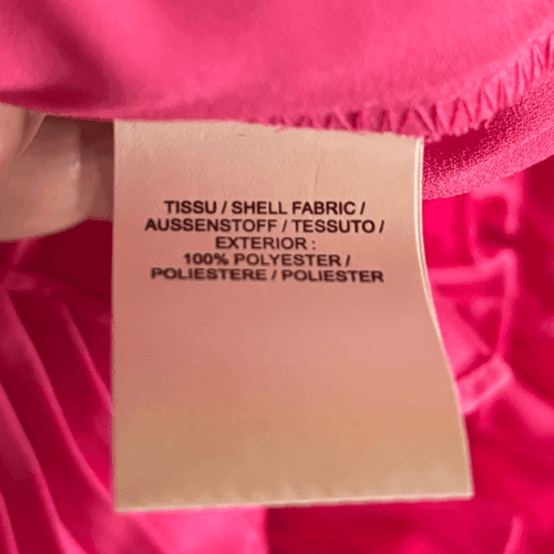 NWT EDWARD ACHOUR PARIS Fuchsia RUFFLE BLOUSE sz 42/10 US - Thumbnail 9