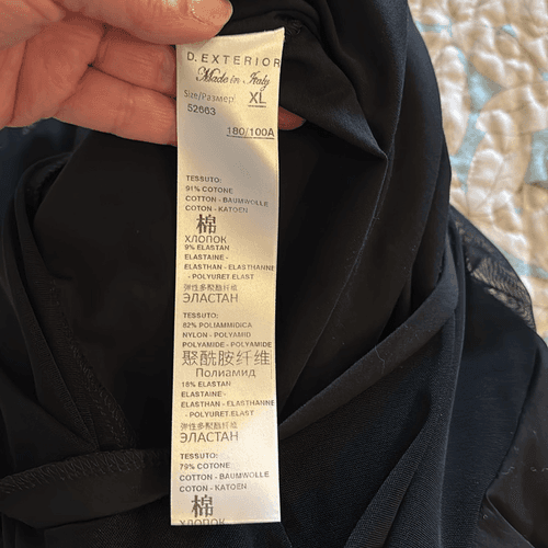 D. EXTERIOR SHEAR T-SHIRT black sz XL - Thumbnail 9