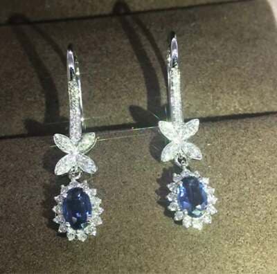 The Super Star zircon and 925 drop dangle earrings - Thumbnail 4