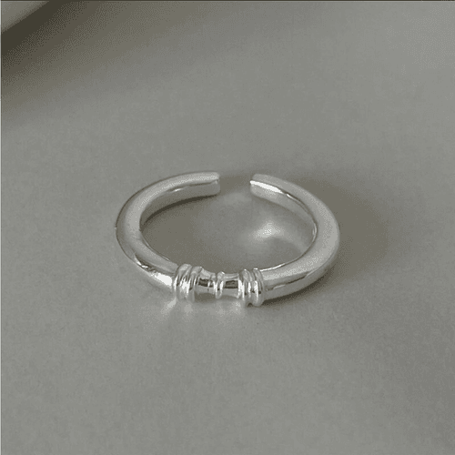 The Thin Beauty Ring adjustable in 925 silver - Image 1