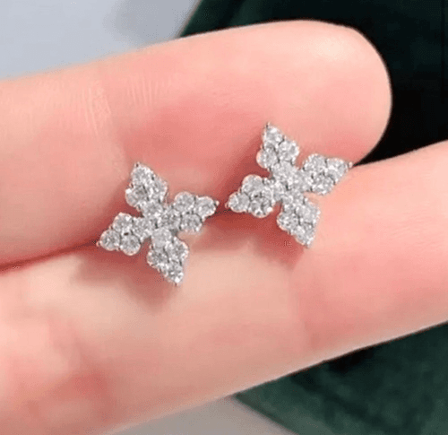 The Fabulous Four Points Dainty 925 stud earrings - Image 1