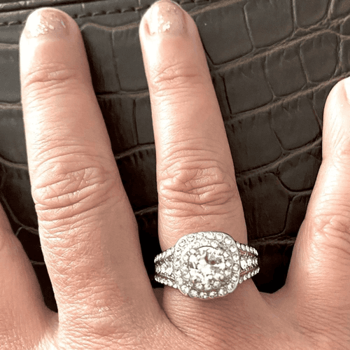 The Blushing Bride Round Cut 3.5CT Engagement Ring sz 5 - Thumbnail 4