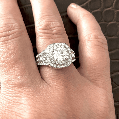 The Blushing Bride Round Cut 3.5CT Engagement Ring sz 5 - Thumbnail 6