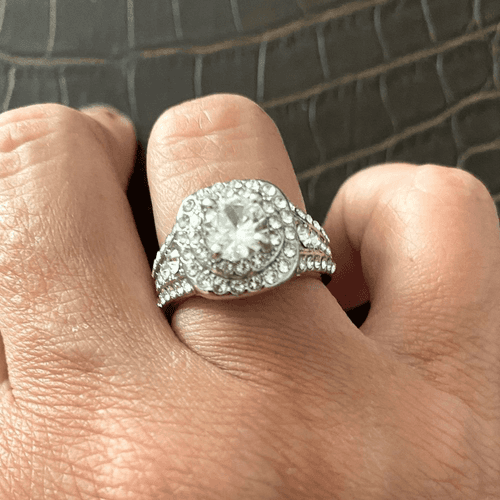 The Blushing Bride Round Cut 3.5CT Engagement Ring sz 5 - Thumbnail 5