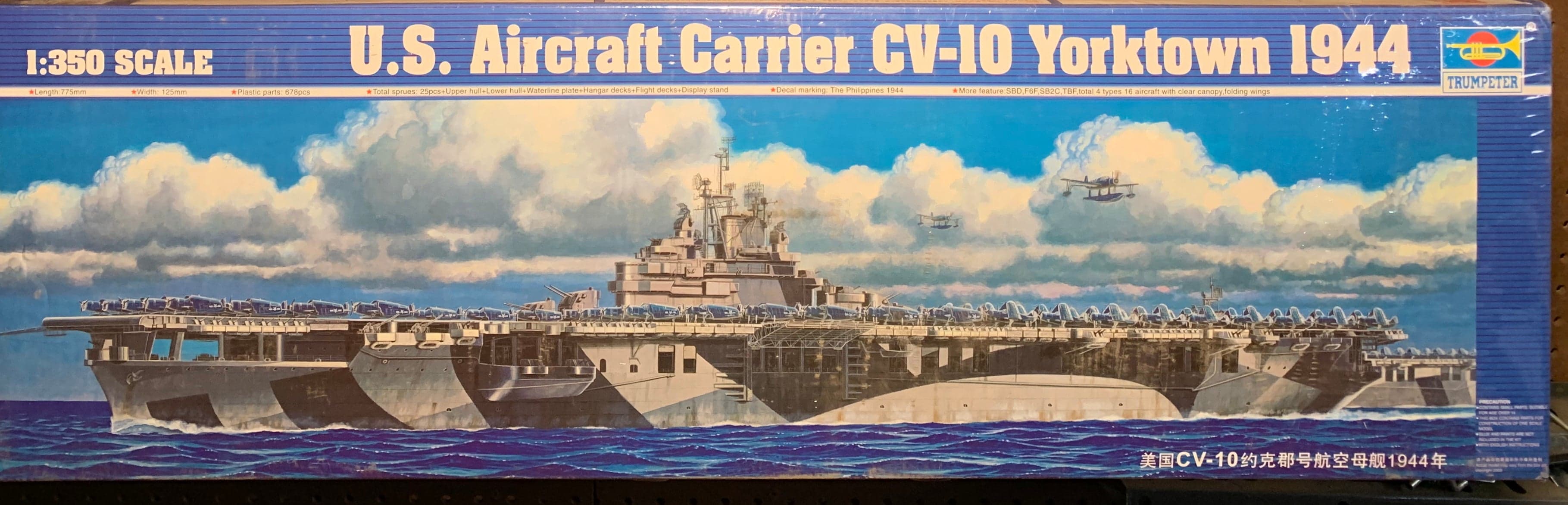 Tru05603 - Trumpeter 1:350 - Us Aircraft Carrier Cv-10 Yorktown 1944 - Thumbnail 6