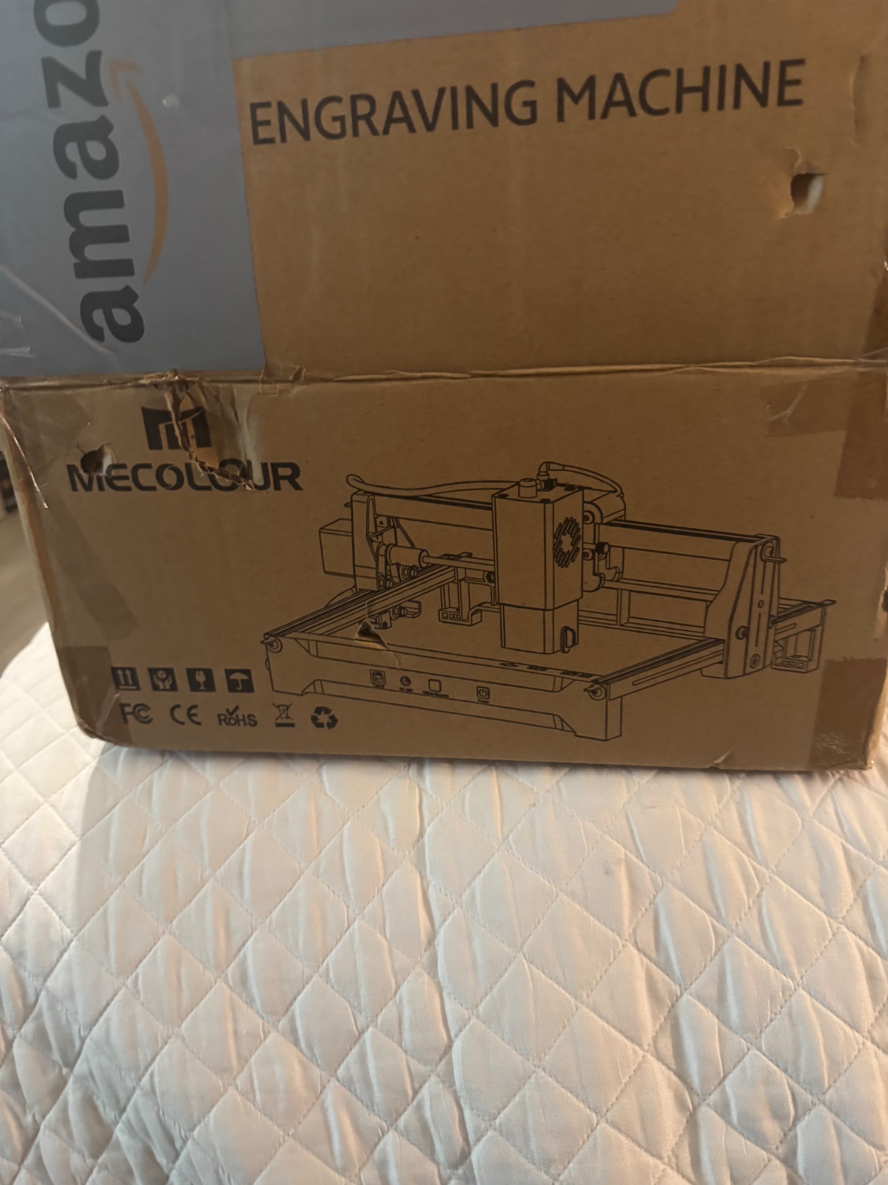 Adjustable Laptop Desk with Side Table and Wheels - Thumbnail 4