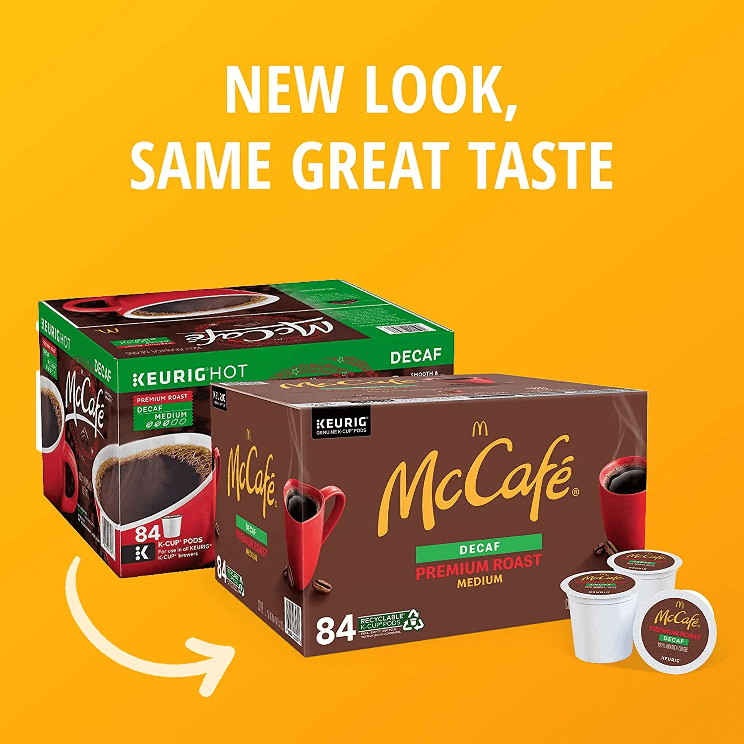 McCafe Premium Roast Decaf Coffee K-Cups 84 Count Medium Roast Fresh - Thumbnail 2