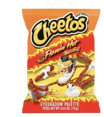 Cheetos Eyeshadow Palette Limited Edition Viral Makeup Palette NEW Rare
