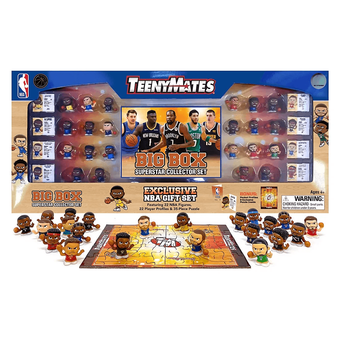 NBA 2025 Basketball BIG BOX Teenymates Superstar Toy Collector Set 22 Players - Thumbnail 4