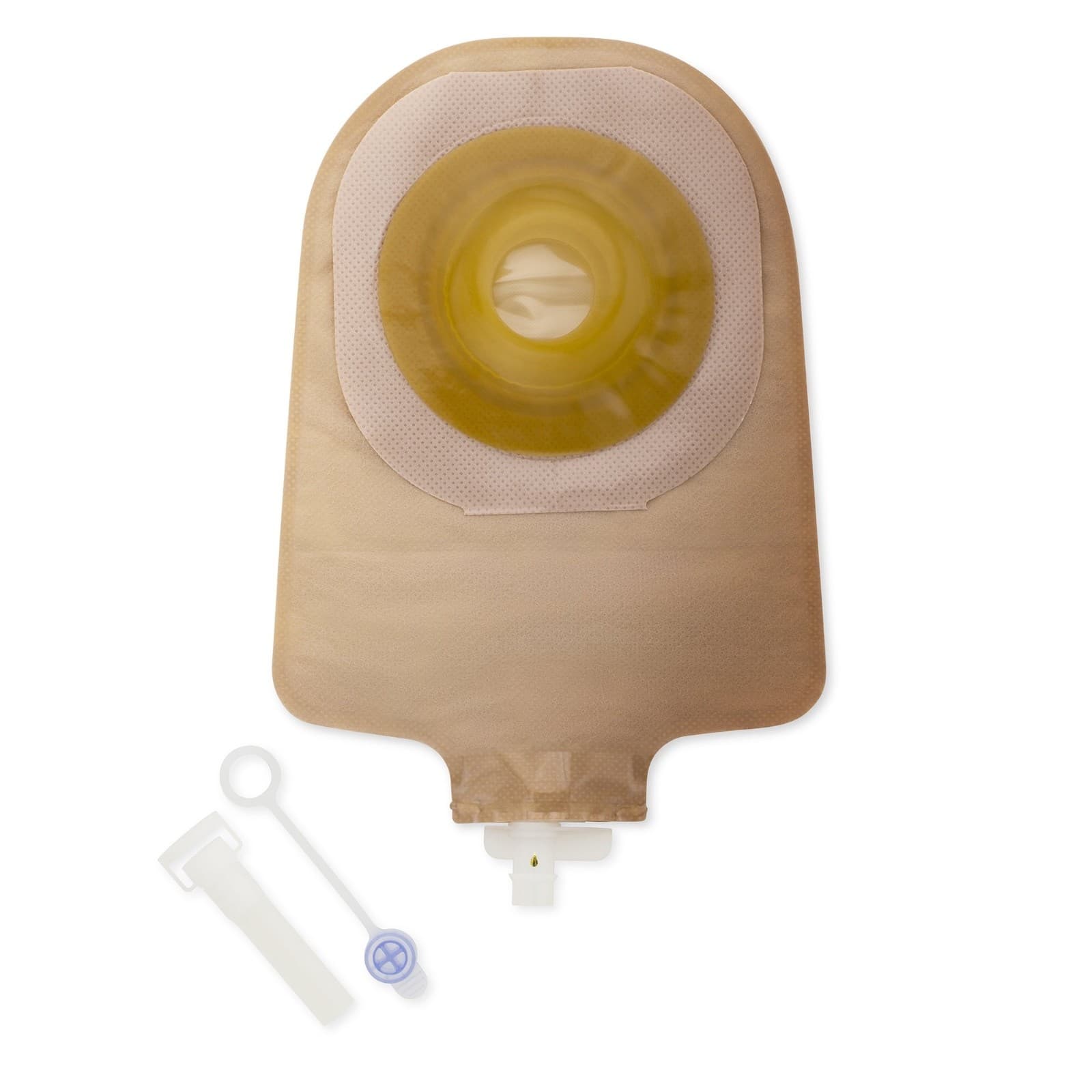 Premier Urostomy Pouch Drainable 1.125" Stoma 9"L 1pc System Beige 8495 5 Ct - Thumbnail 3