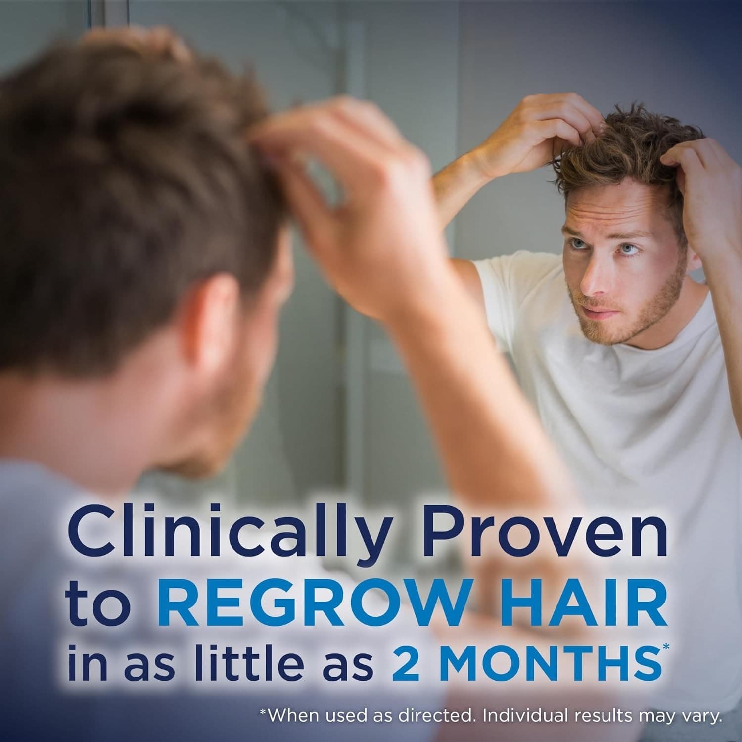 Amazon Basic Care Minoxidil 5% Hair Regrowth Men 12 Bottles (2 Pack) Exp 07/2026 - Thumbnail 2
