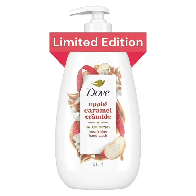 Dove Limited Edition Apple Caramel Crumble Hand Wash 12 Fl Oz PACK OF 2