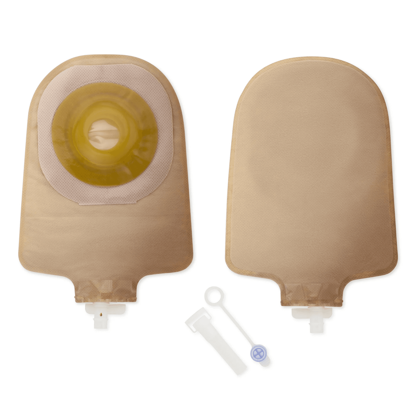 Premier Urostomy Pouch Drainable 1.125" Stoma 9"L 1pc System Beige 8495 5 Ct - Thumbnail 2